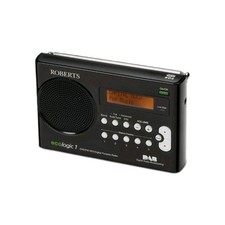 Roberts Eco Logic 1 DAB/FM Digital Portable Radio - Black 