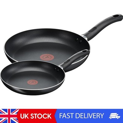 Taste Twin Bratpfannenset 20cm & 28cm Antihaft Aluminium, Thermo-Spot, alle Kochfelder