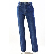 80s Vintage Wrangler Jeans Dark Wash High Waist Straight Leg Womens 6