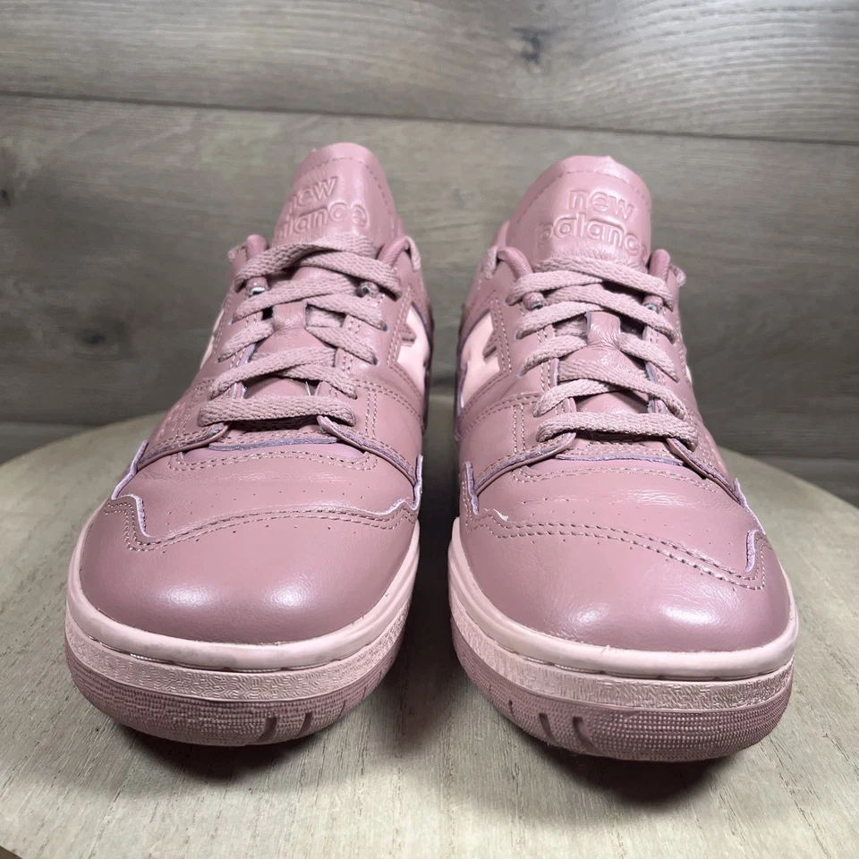 New Balance 550 Shoe Monochromatic Pack Rosewood Pink Men Size 7.5 Womens Size 9 - Image 2 of 4
