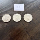 Set Of 3 Silver half dollar 1964 Lot 121