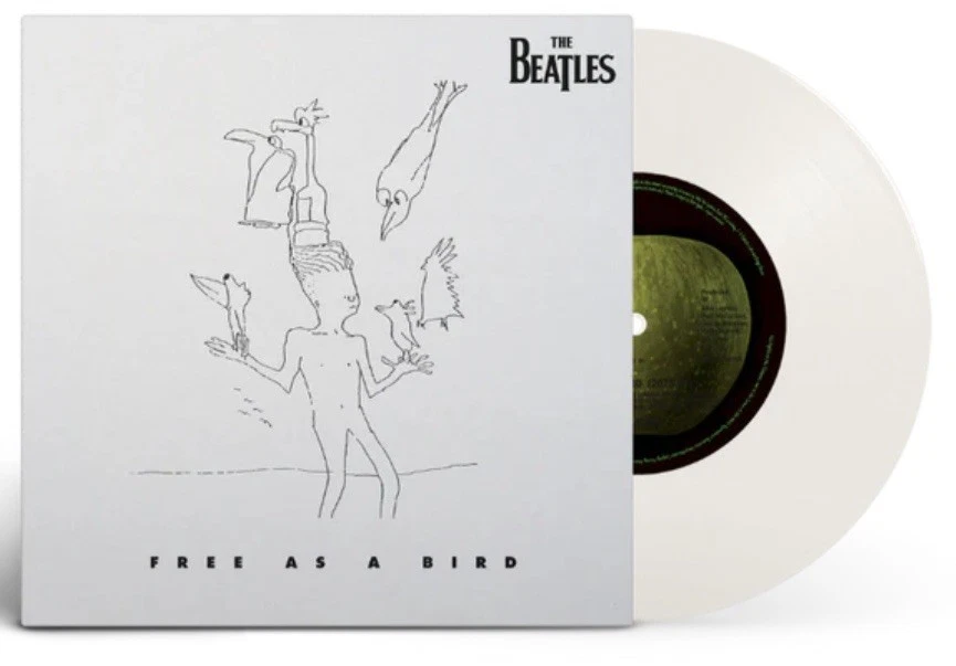 The Beatles - Free As A Bird / Real Love 7” Milk White Vinyl NEW/SEALED - Image 2 of 3