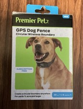 Premiere Pet GPS Dog Fence - Circular Wireless Boundary - New In Box