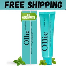 Clean Mint Nano Hydroxyapatite Toothpaste for Teeth Whitening, 10 Hydroxyapa