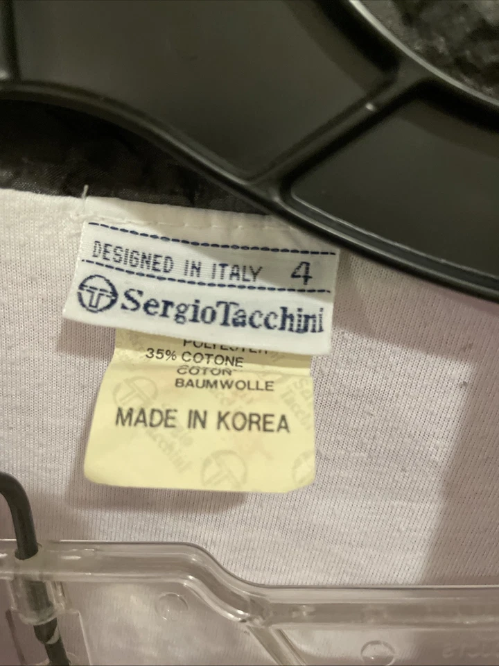 Chándal cortavientos Sergio Tacchini talla 4 para mujer púrpura vintage 2 piezas Foto 4 de 4