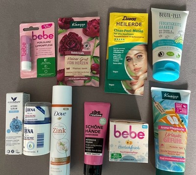Kosmetik Pflege Paket 11 Teile Neu Bebe , Dove, Kneipp .