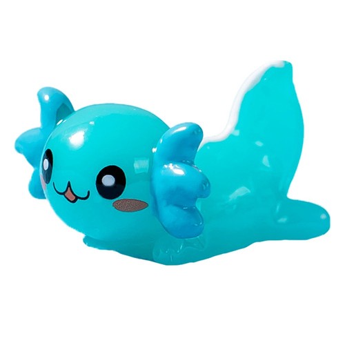 Mini Axolotl Figure with Luminous Effects Stand Out in Your Aquarium Collection - Bild 3 von 31
