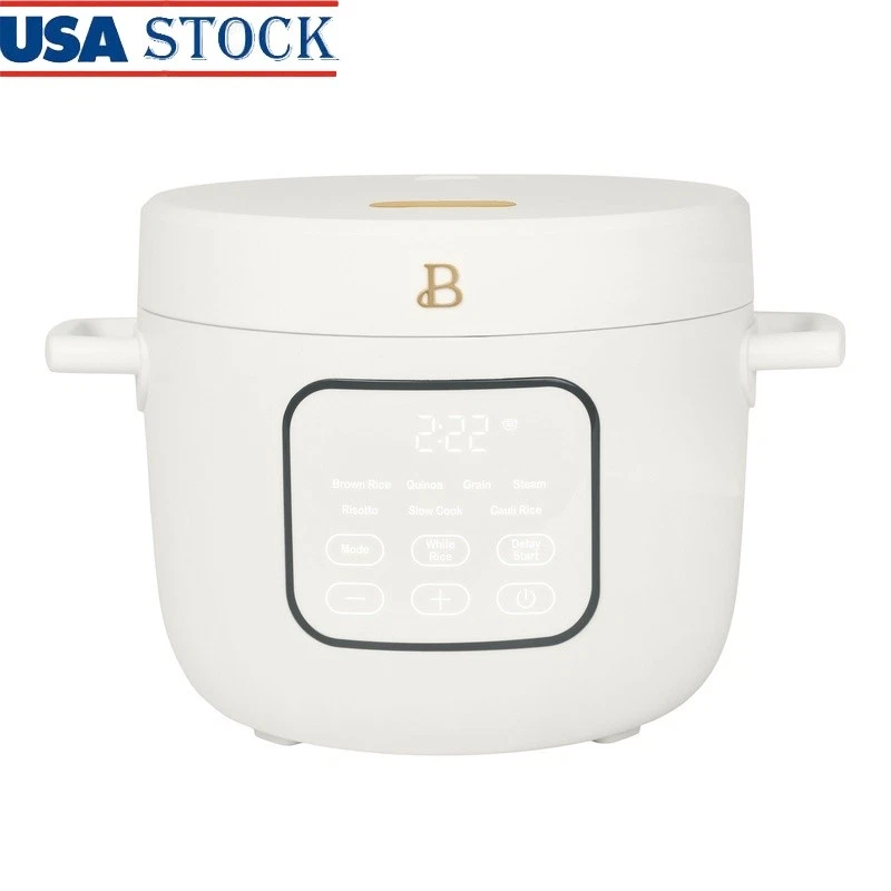 14-Cup Rice Cooker W/ 8 Presets Nonstick Steamer Tray Automatic Keep Warm New