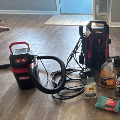 #ad Hyper Tough 1600 PSI Electric Cold Water Pressure Washer w Gun amp; Hose $57.00