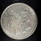 AU 1921-D Morgan Silver Dollar Denver Mint (de28)
