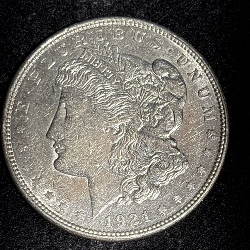 AU 1921-D Morgan Silver Dollar Denver Mint (de28)