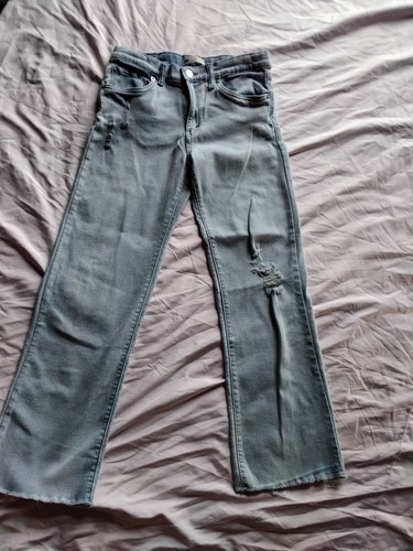 Girls Levi Jeans Size 14 Regular Wide Leg - Picture 2 of 10