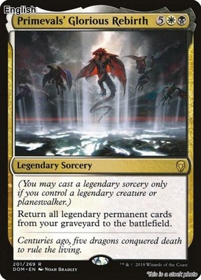 Primevals' Glorious Rebirth EN [DOM - 201] - NM TCG MTG