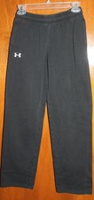 UNDER ARMOUR Youth Large 14-16 KNIT SWEATPANTS black Cold Gear EUC