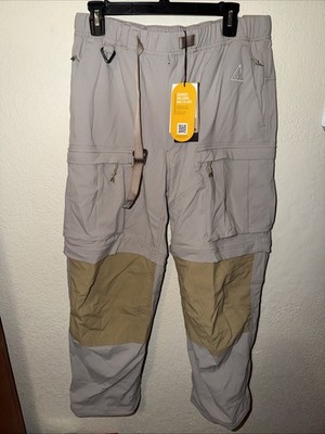 Nike ACG Smith Summit Cargo Pants Convert To Shorts Beige $195 Mens M FN0428-009