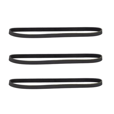 For GE Washing Machine Motor Belt 3PCS WH01X27538 Fits GTW220ACK5WW GTW335ASN0WW