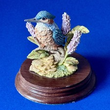 The Leonardo Collection Nature Studies 1991 Kingfisher Bird - Figurine Ornament