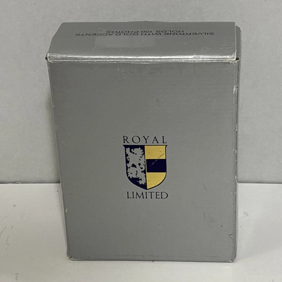 Marco de álbum Royal Limited 100 fotos imágenes tono plateado con detalles dorados nuevo en caja Foto 3 de 3