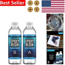 Art Resin 16oz Two Part Epoxy for Casting Coating - Self Leveling, Food Safe