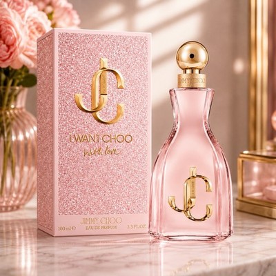 Jimmy Choo I Want Choo With Love Eau De Parfum 3.3 oz / 100ml Women Perfume New