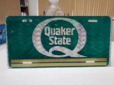 Quaker State Prismatic Sparkle License Plate HTF