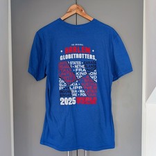 Official Harlem Globetrotters 2025 World Tour T Shirt - Medium. Unworn. New