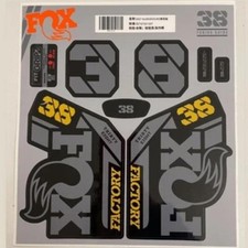 Fork Sticker for 2021 FOX 38 ENDURO Mountain Bike Bicycle Decals gold gray