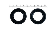 James, swingarm/wheel seal set. Rubber OD For Harley Davidson
