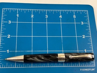 Judd's Very Nice Montegrappa Classica Charcoal Celluloid Ballpoint Pen