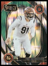 Trey Hendrickson 2024 Panini Select #298 Black & Green Prizm Shock Bengals