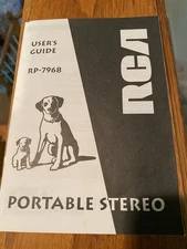 1999 RCA Portable Stereo Guide RP-7968 by Thomson Consumer Electronics