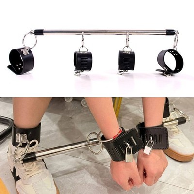 leg bar sex toy Blue Feathered Stick - Sex Toy Stock Image main image 1
