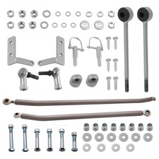 Steering Crossover Kit Sway Bar Links 3.5-6 Lift For 1984-2001 Jeep Cherokee Xj
