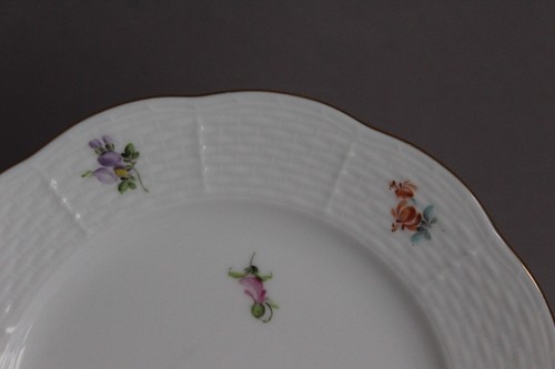 Herend Mille Fleurs Brotteller Teller D 17 cm Form Osier 516 1/2 MF (A) - Picture 2 of 5