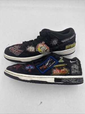Size 6.5 - Nike SB Dunk Low Pro QS Black/Multicolor/White 2022