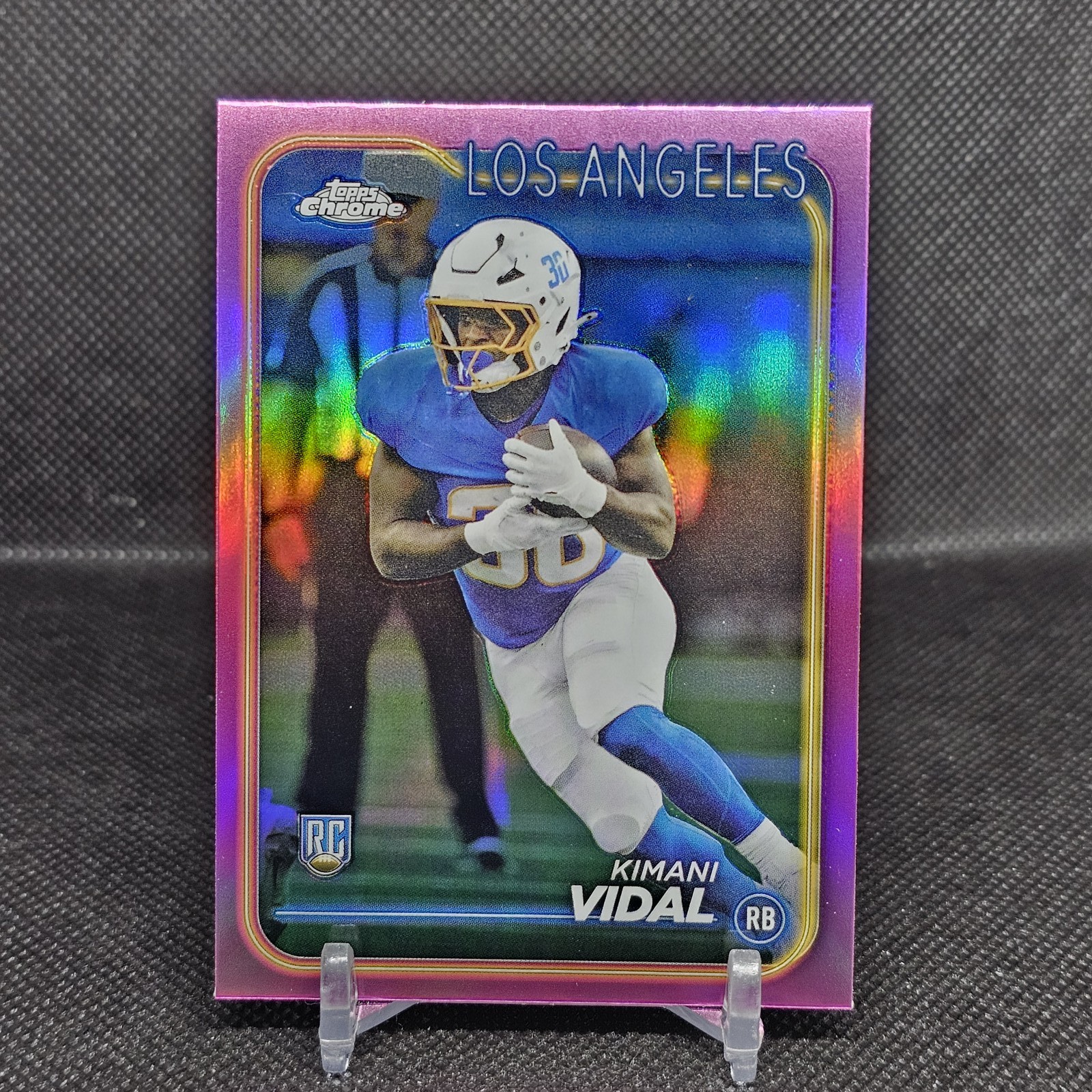 Kimani Vidal Topps Chrome #265 Pink Refractor