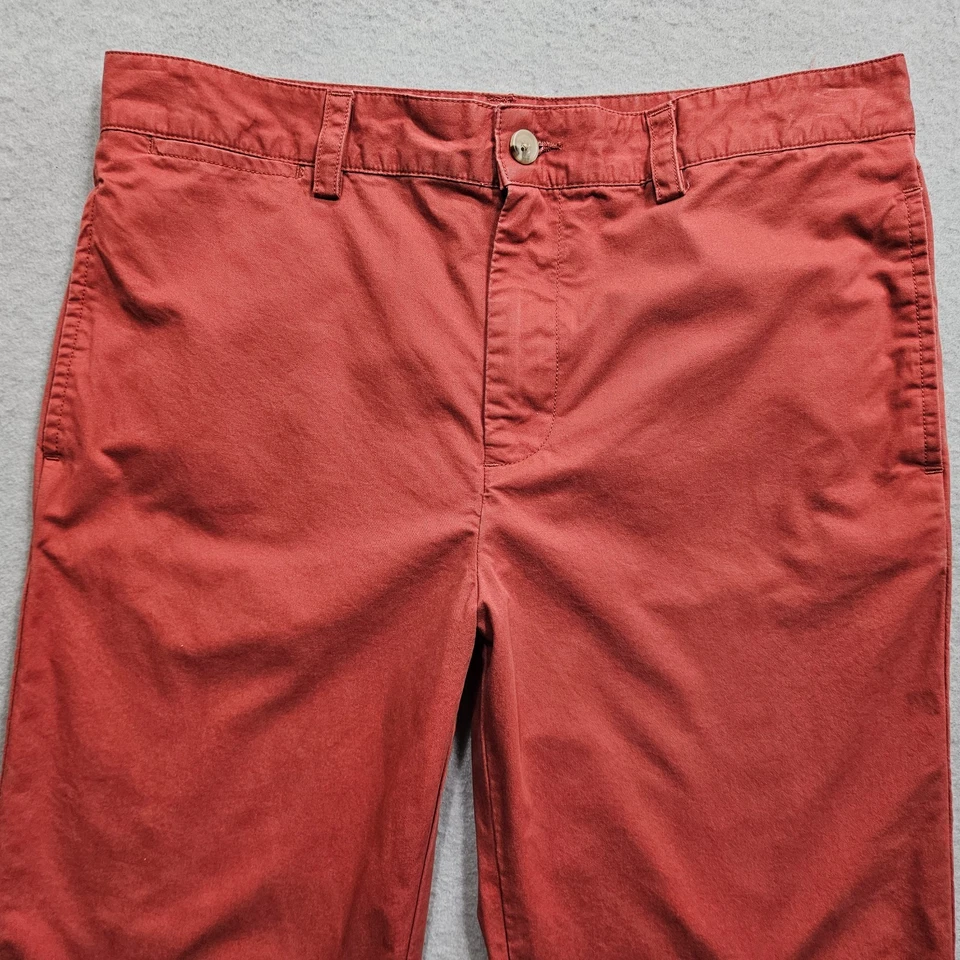 Polo Ralph Lauren Straight Twill Pants Youth Boys 18 Maroon Red Classic 30x31 - Image 3 of 4