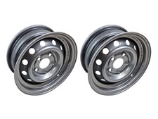 2 x jante acier jante 5 1/2 J x 13 ET 30, 5 trous roue de remorque de voiture...