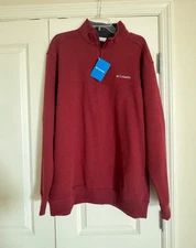 NWT Columbia Sportswear Men's Hart Mountain II 1/2 Zip pullover jacket XL
