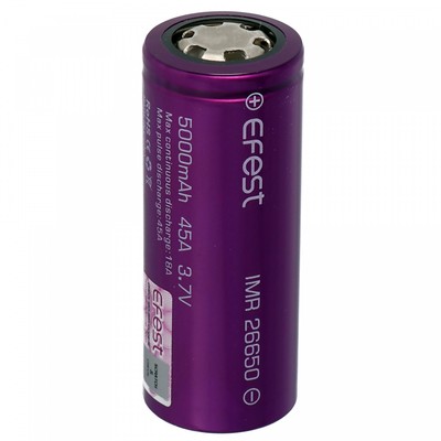 Efest Purple IMR26650 5000mAh, 3,6V - 3,7V, Li-Ion-Akku