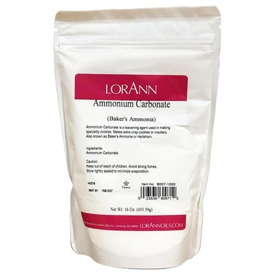 LorAnn Oils Baker's Ammonia (Ammonium Carbonate) - Ideal for 1 Pound, White