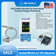 24-Hour ABPM Holter Recorder for Ambulatory Blood Pressure & SPO2 Monitoring