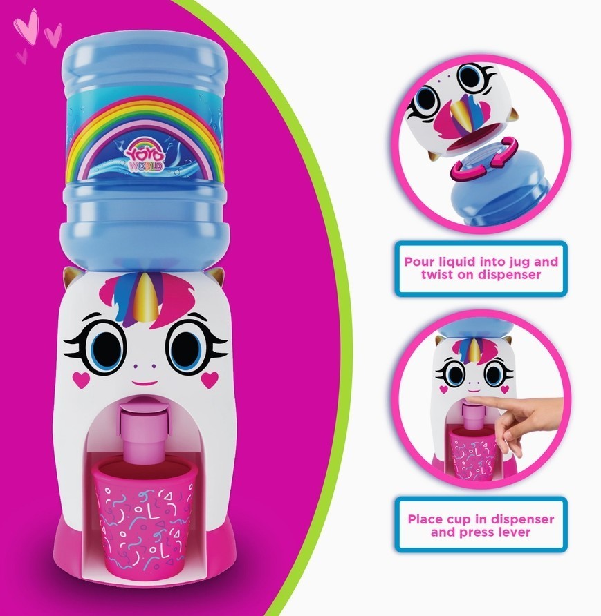 My Mini Cooler Toy Mini Water Cooler for kids 6+ Dotti Donut