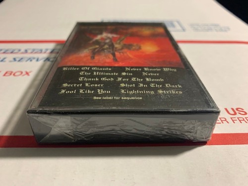 SEALED 1986 The Ultimate Sin by Ozzy Osbourne Cassette Tape CBS NEW - Picture 2 of 9