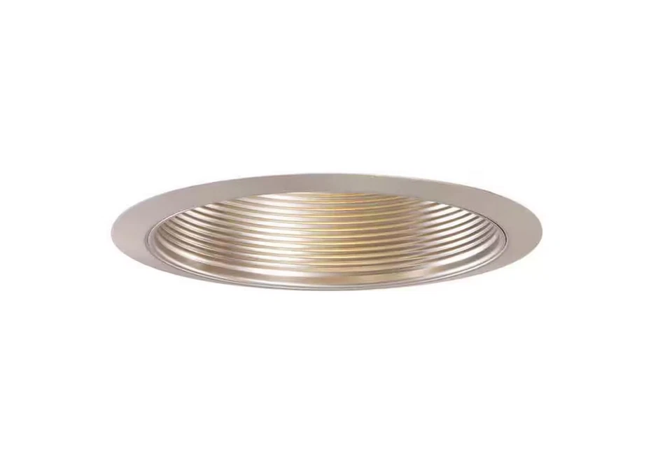 HALO 5001 Series 5 in. Satin Nickel Recessed Ceiling Light Baffle Splay Trim - Image 1 of 1