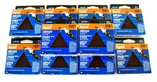 100 NORTON TRIANGLE DETAIL SANDING DISC SHEETS 150 GRIT 49282 FITS RYOBI USA