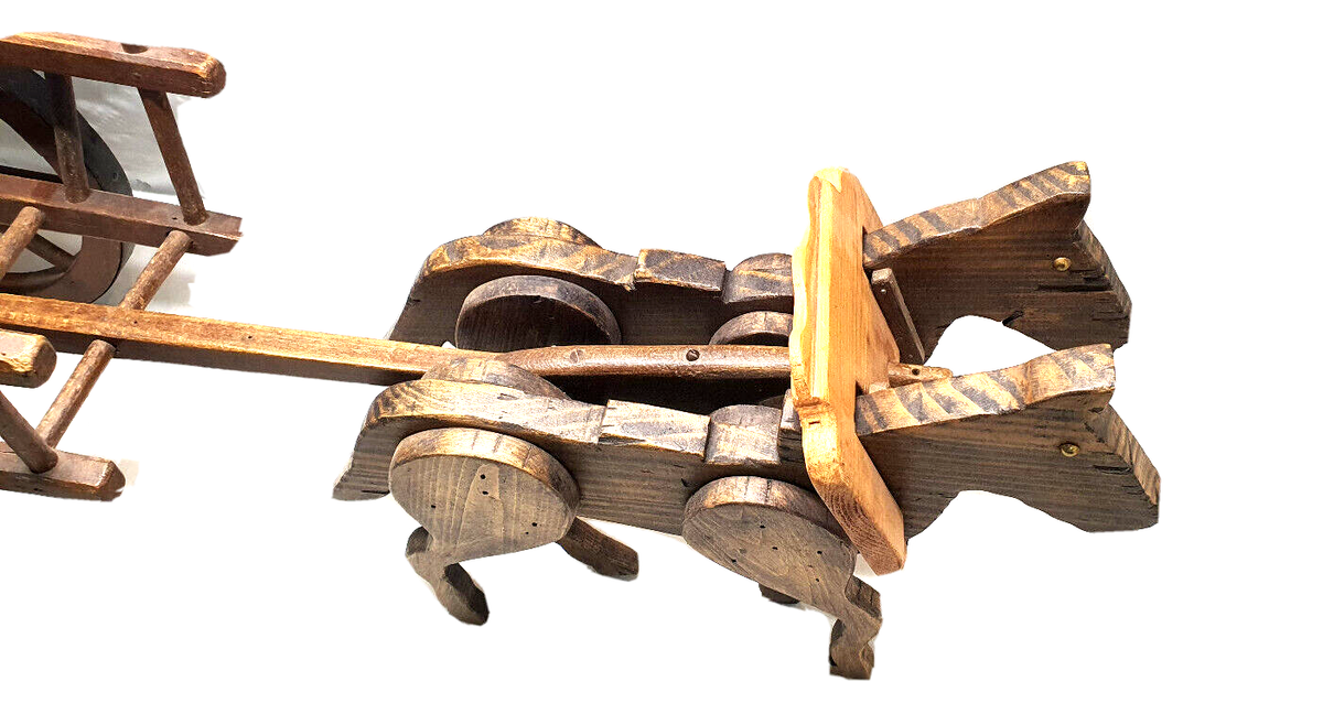 JOUET ANCIEN ATTELAGE Cheval Et Fermier En Metal EUR 60,00 - FR