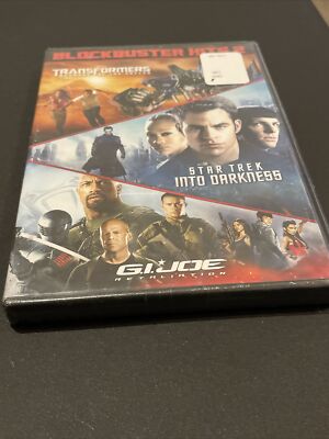 Blockbuster Hits 2 Transformers Star Trek GI Joe DVD NEW SEALED *Case Damage*