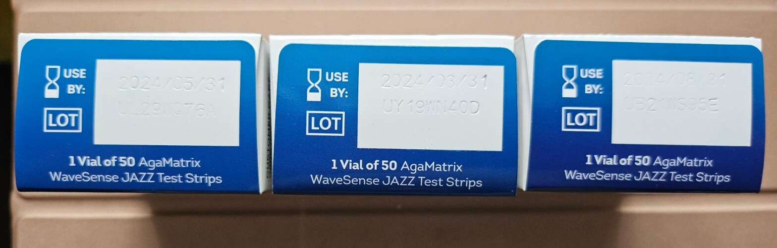 AgaMatrix WaveSense Jazz Blood Glucose Test Strips 3 x Boxes 150 Test Strips 5060181540110 eBay