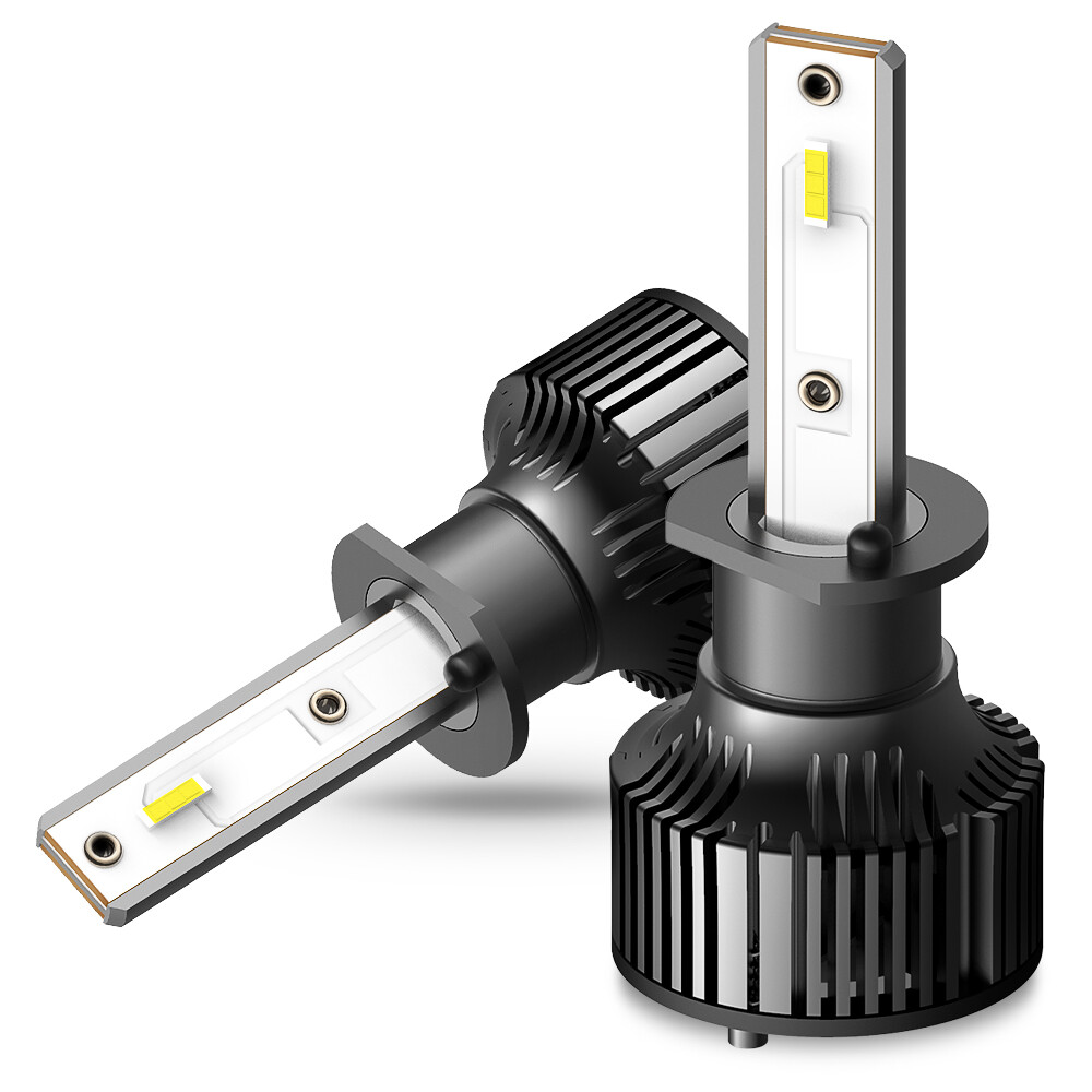 H1 LED Headlight Bulb Kit 6000K 200W 24000LM High Beam Fog Light Xenon White